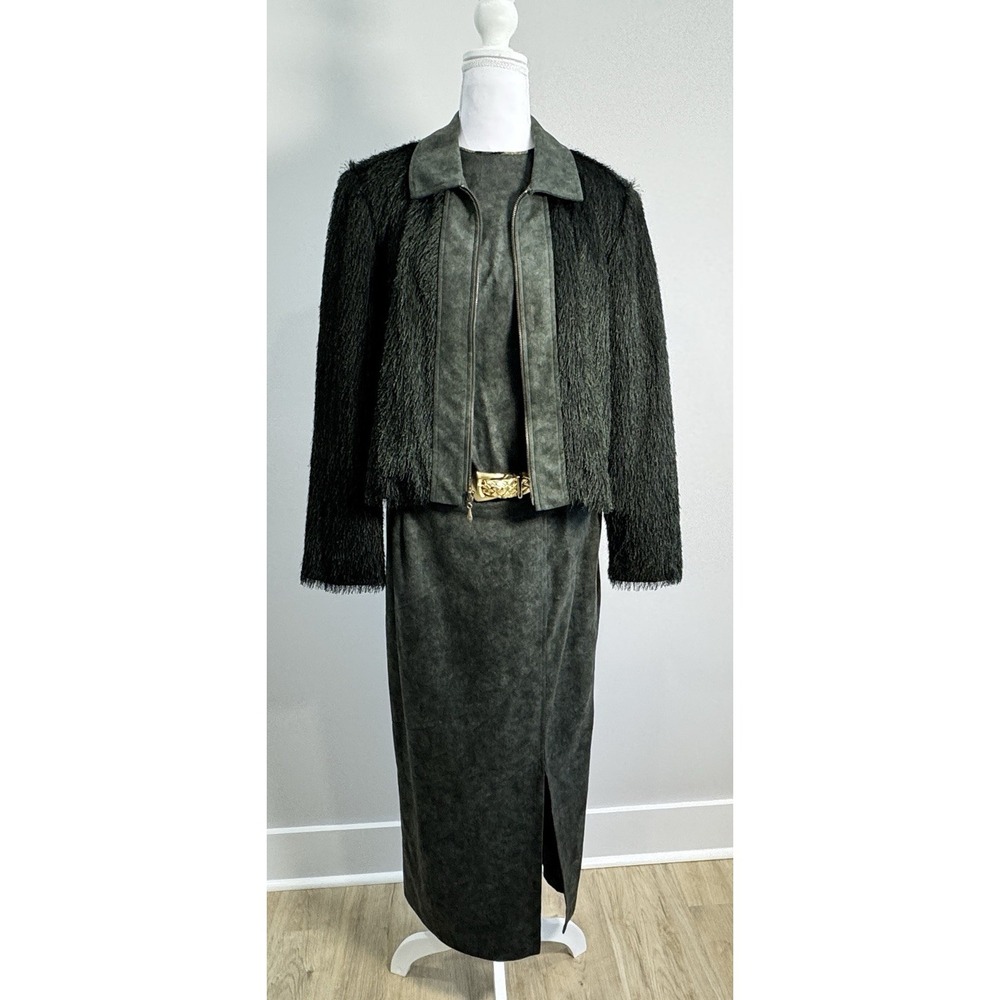Vintage Nancy Bolen City Girl 3pc Jacket Skirt Top Set Goblincore Mixed Sizes